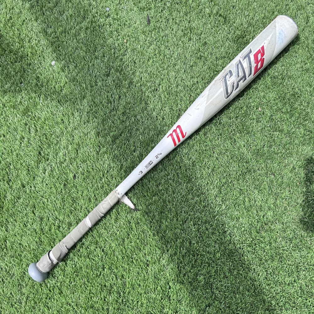 Marucci CAT8 BBCOR Baseball Bat 32/29 -3 AZ105 Alloy‎ 2 5/8 AV2 MVWD Red White